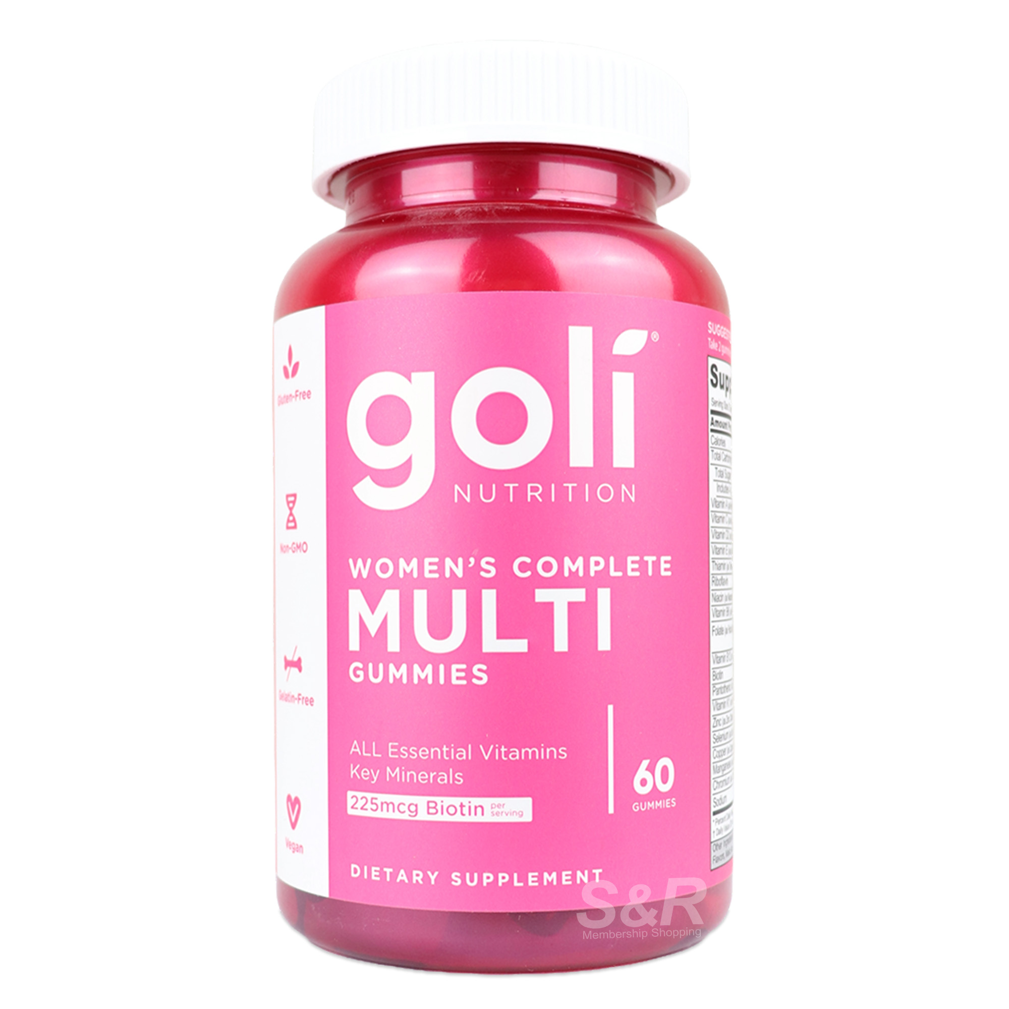 Goli Nutrition Women's Complete Multi Gummies 60pcs